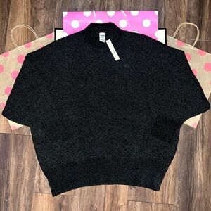 NWT VS PINK Size SMALL Oversized Warm Slouchy Sweater.